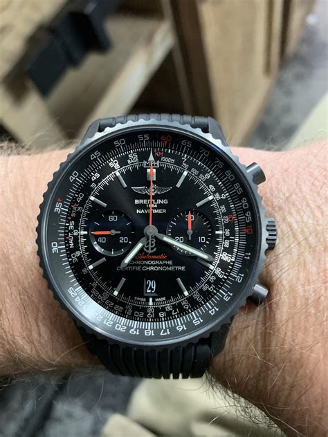 breitling 808 ebay|Breitling New Navitimer Chronograph Black Dial Steel Mens .